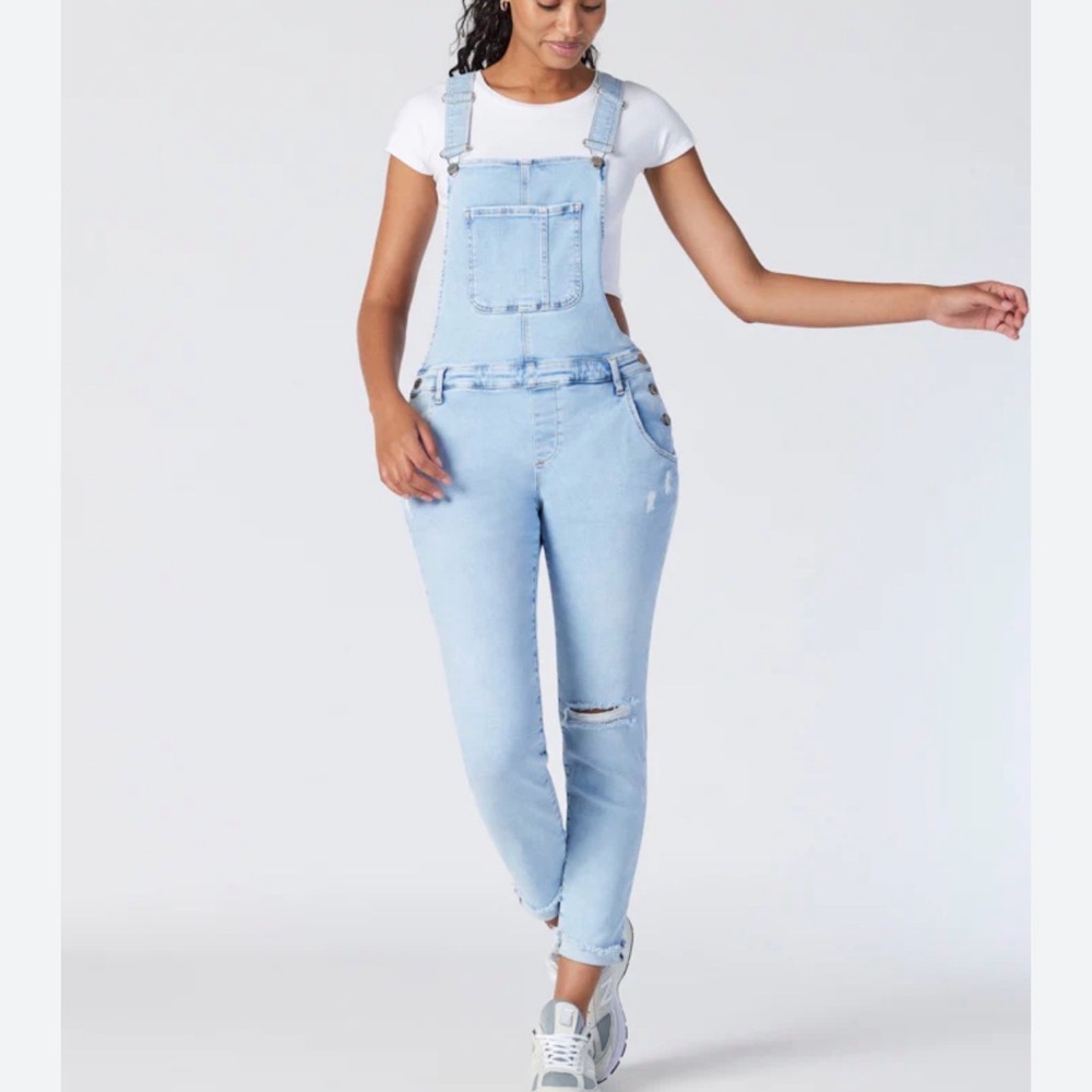 Mavi Light Blue Women Jeans Overalls